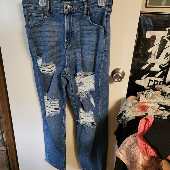 Fashion Nova Denim - EUC DISTRESSED FASHION NOVA SKINNY JEANS SZ 11